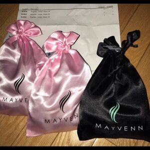 4 NWT BUNDLES OF MAYVENN BRAZILIAN LOOSE WAVE HAIR